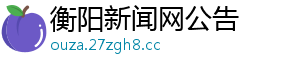 衡阳新闻网公告